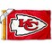 WinCraft KC Chiefs 4 ft x 6 ft Foot Flag