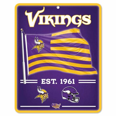 WinCraft Minnesota Vikings Americana Banner Flag Sign
