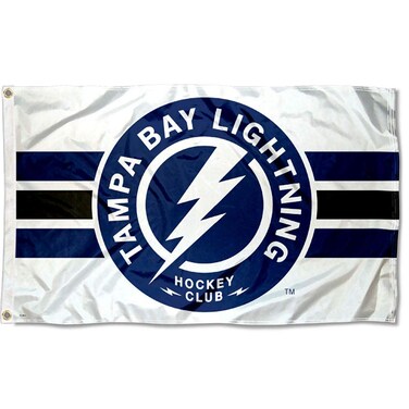WinCraft Tampa Bay Lightning White 3x5 Feet Banner Flag