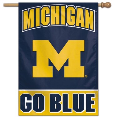 Wincraft NCAA Michigan Wolverines Banner28x40 Vertical Banner, Team Colors, One Size