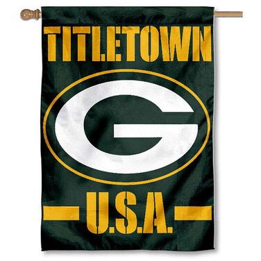 WinCraft NFL Green Bay Packers 47203011 Vertical Flag, Small, Black