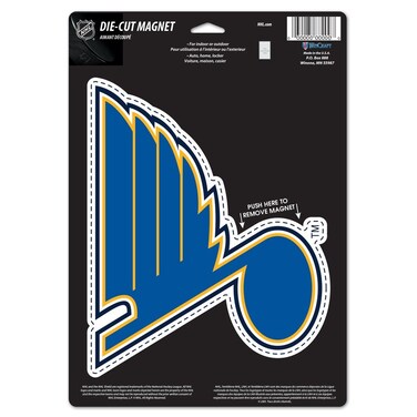 Wincraft NHL St. Louis Blues Die Cut Logo Magnet, 6.25" x 9