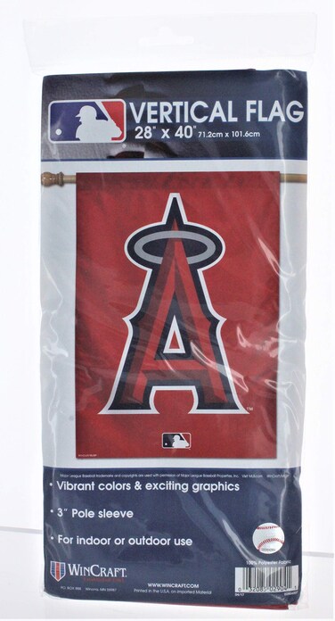 Los Angeles Angels of Anaheim Vertical Flag: 27x37 Banner
