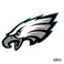 NFL Siskiyou Sports Fan Shop Philadelphia Eagles Logo Magnets 8 inch sheet Team Color