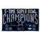 WinCraft Dallas Cowboys 5X and 5 Time Super Bowl Champions Flag Outdoor Indoor 3x5 Foot Banner