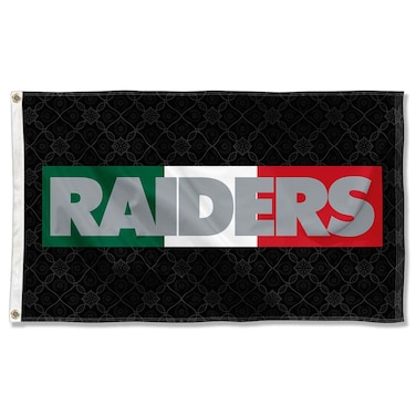 WinCraft Las Vegas Raiders Mexico Mexican Colors Flag Outdoor Indoor 3x5 Foot Banner