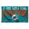 WinCraft Miami Dolphins 2X and 2 Time Super Bowl Champions Flag Outdoor Indoor 3x5 Foot Banner