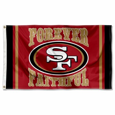 WinCraft San Francisco 49ers Forever Faithful Large 3x5 Flag
