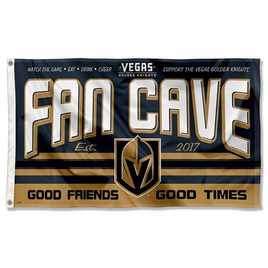 WinCraft Vegas Golden Knights Fan Man Cave Banner Flag