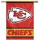 NFL Kansas City Chiefs 27-by-37-Inch Vertical Flag
