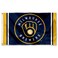 WinCraft Milwaukee Brewers Circle 3x5 Foot Grommet Banner Flag