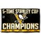 WinCraft Pittsburgh Penguins 5 Time Stanley Cup Champions Flag