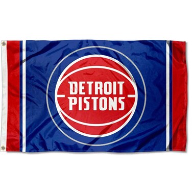 WinCraft Detroit Pistons Outdoor Large Grommet Flag