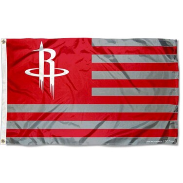WinCraft Houston Rockets Americana Stripes Nation 3x5 Flag
