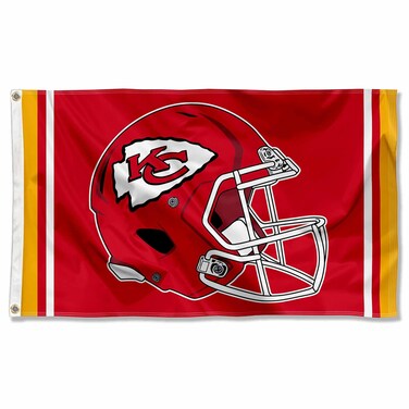 WinCraft Kansas City Chiefs New Helmet Grommet Pole Flag