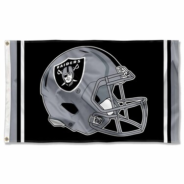 WinCraft Las Vegas Raiders New Helmet Grommet Pole Flag