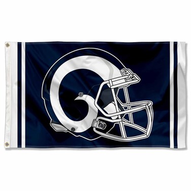 WinCraft Los Angeles Rams New Helmet Grommet Pole Flag