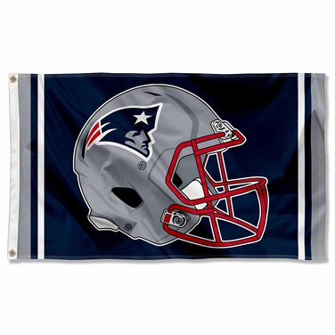 WinCraft New England Patriots New Helmet Grommet Pole Flag