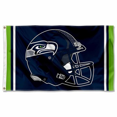 WinCraft Seattle Seahawks New Helmet Grommet Pole Flag