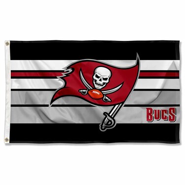 WinCraft Tampa Bay Buccaneers Retro Stripes Large 3x5 Flag