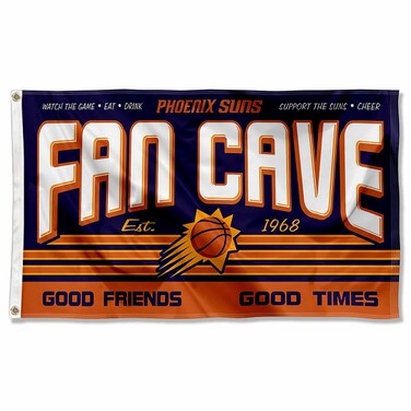 WinCraft Phoenix Suns Fan Man Cave Banner Flag