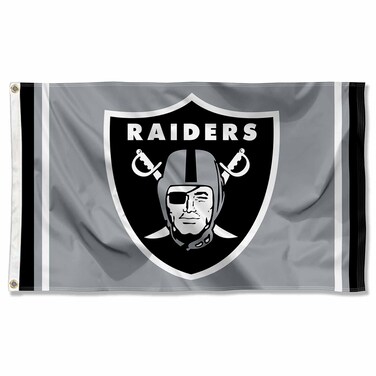 WinCraft Las Vegas Raiders Silver Flag