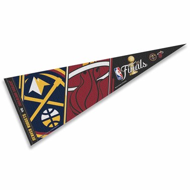 WinCraft Denver Nuggets Miami Heat Dueling Pennant Flag