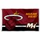WinCraft Miami Heat Dual Logo Indoor Outdoor Flag Banner