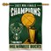 WinCraft Milwaukee Bucks 2021 Finals Champions House Banner Flag
