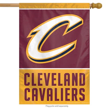 Wincraft NBA Cleveland Cavaliers Vertical Flag, 28 Inches by 40 Inches, Team Colors