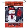 New England Patriots Holiday Winter Snow Garden Flag Double Sided Banner