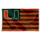 WinCraft Hurricanes Nation Stripes 3x5 Banner Flag