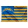 WinCraft Los Angeles Chargers USA American Nation Stripes 3x5 Grommet Flag