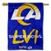 WinCraft Los Angeles Rams Super Bowl LVI NFC Champions House Banner Flag