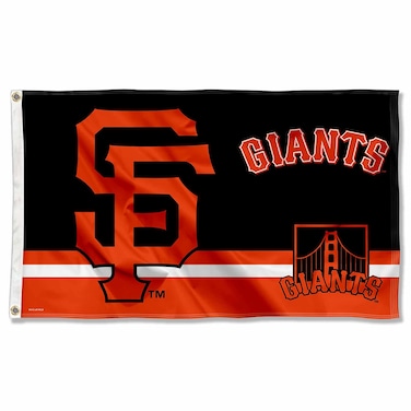 WinCraft San Francisco Giants Logo Insignia 3x5 Foot Grommet Banner Flag