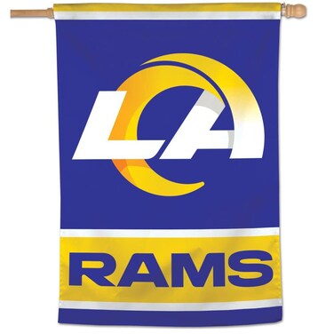 Wincraft NFL Los Angeles Rams 28-by-40-Inch Vertical Flag, Team Color