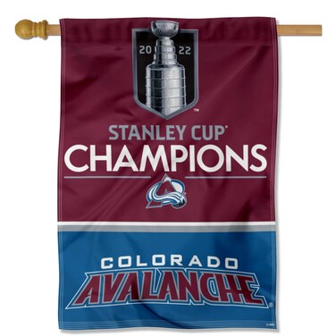 WinCraft Colorado Avalanche 2022 Stanley Cup Champions Banner Flag