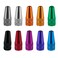 LIOOBO 20pcs Valve Cap Anodized Machined Aluminum Alloy French Style Bicycle Bike Tire Valve Caps Dust Covers
