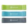 Gaiam Restore Mini Band Kit, Set of 3, Light, Medium, Heavy Lower Body Loop Resistance Bands for Legs and Booty Exercises &amp; Workouts, 12" x 2" Bands