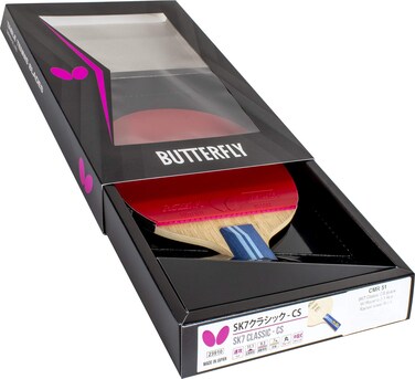Butterfly SK7 Classic Pro-Line Table Tennis Racket   Ideal for Steady All-Round Attacking Traditional Chinese Penhold Play   Pro-Line Series   Recommended for Aspiring Professional Players