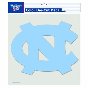 NCAA North Carolina Tar Heels 8-by-8 Inch Diecut Colored Decal