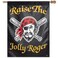 Pittsburgh Pirates MLB Jolly Roger 27 x 37 Inch Flag