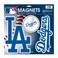 WinCraft MLB Los Angeles Dodgers 18778014 Vinyl Magnet, 11" x 11