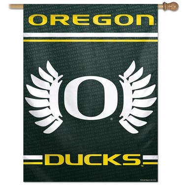 WinCraft NCAA Oregon, University of 35864010 University of Oregon Vertical Flag, 27" x 37", Black