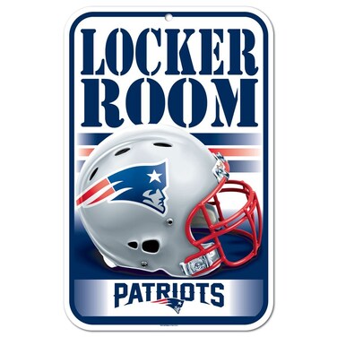 New England Patriots 11'' x 17'' Locker Room Sign