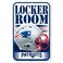 New England Patriots 11'' x 17'' Locker Room Sign