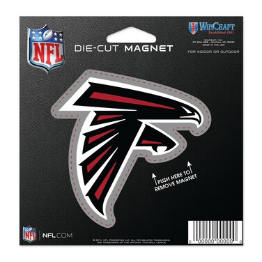 WinCraft Atlanta Falcons 5'' Die-Cut Car Magnet