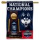 WinCraft Connecticut Huskies 2024 Basketball National Champions Banner Vertical Flag