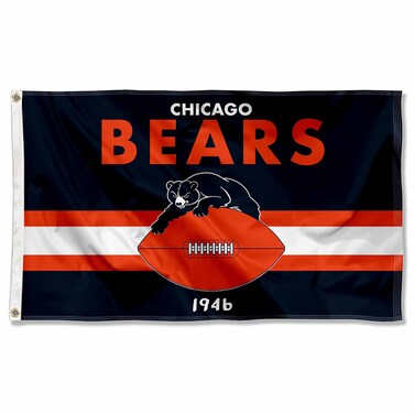 WinCraft Bears Throwback Vintage Retro 3x5 Banner Flag
