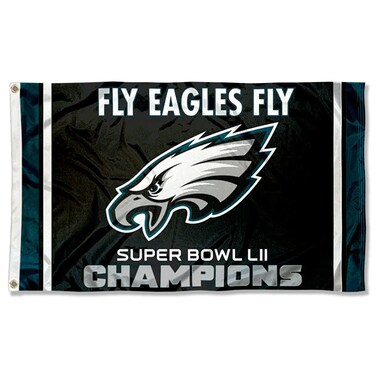 WinCraft Philadelphia Eagles Fly Eagles Fly Super Bowl Champions Flag